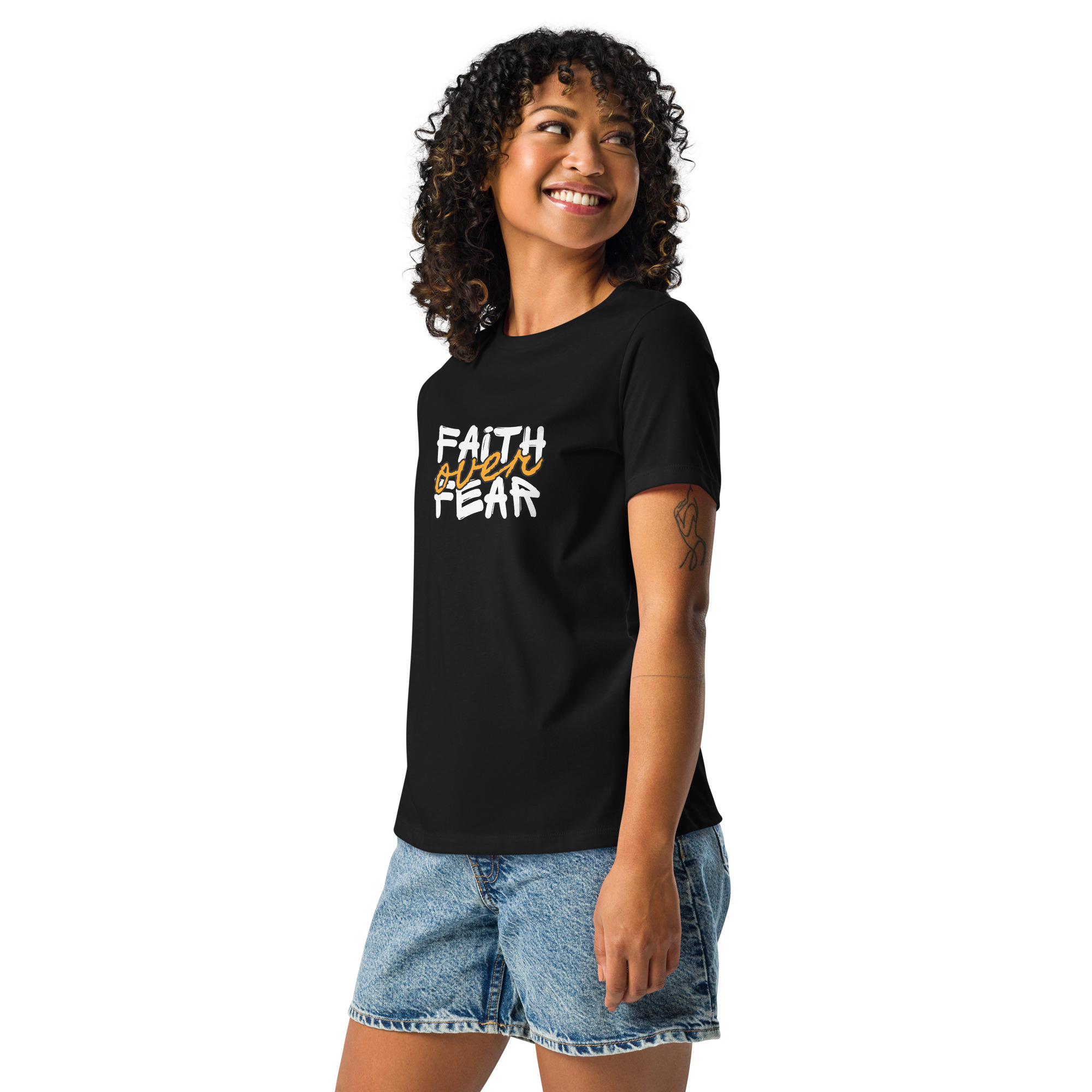 Faith Over Fear Women's Relaxed T-Shirt - Image 2