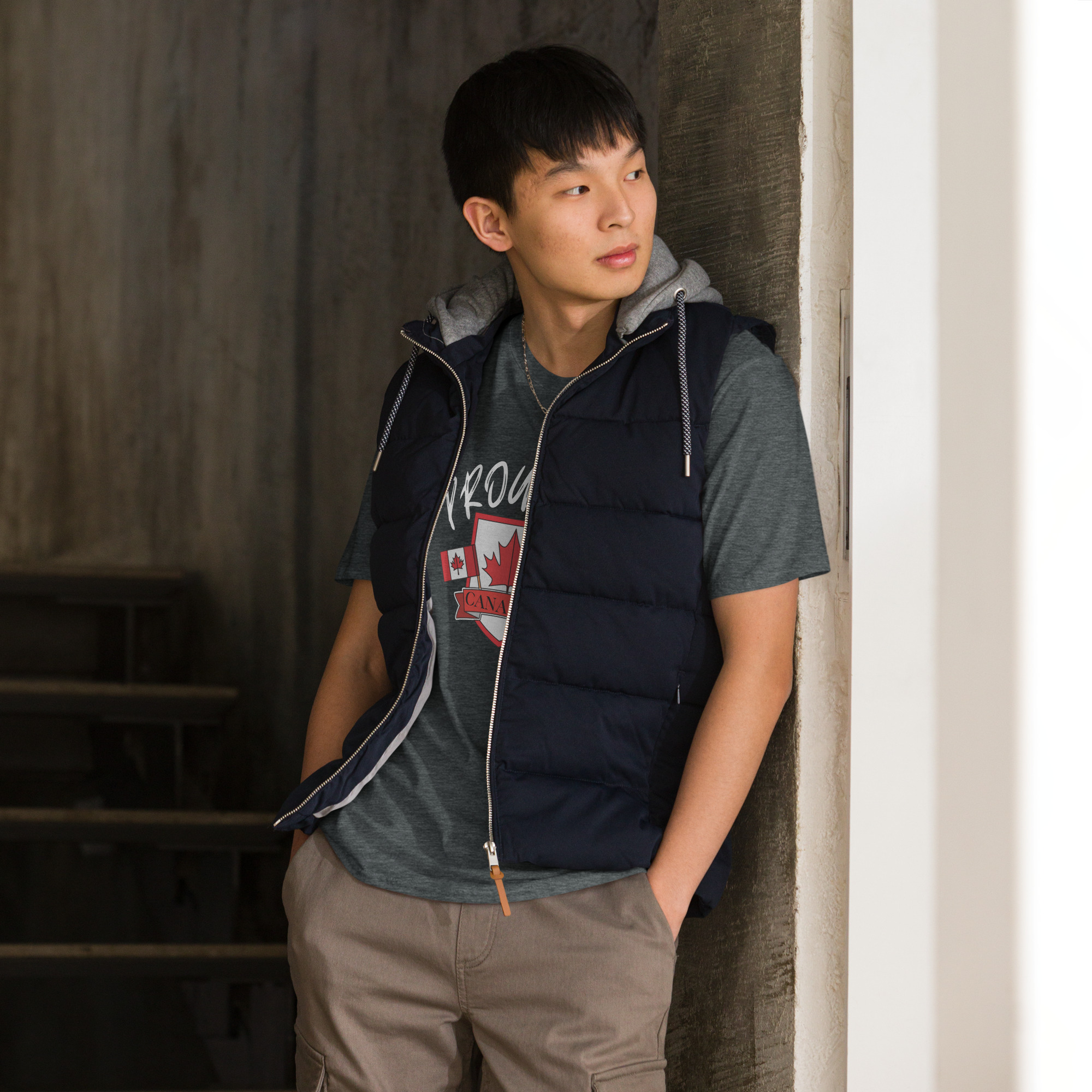 Proudly Canadian Unisex T-Shirt - Image 3