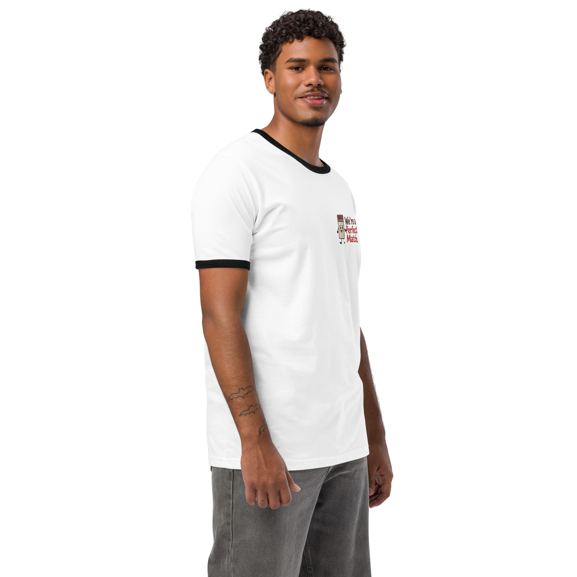 Perfect Match unisex ringer T-shirt - Image 7
