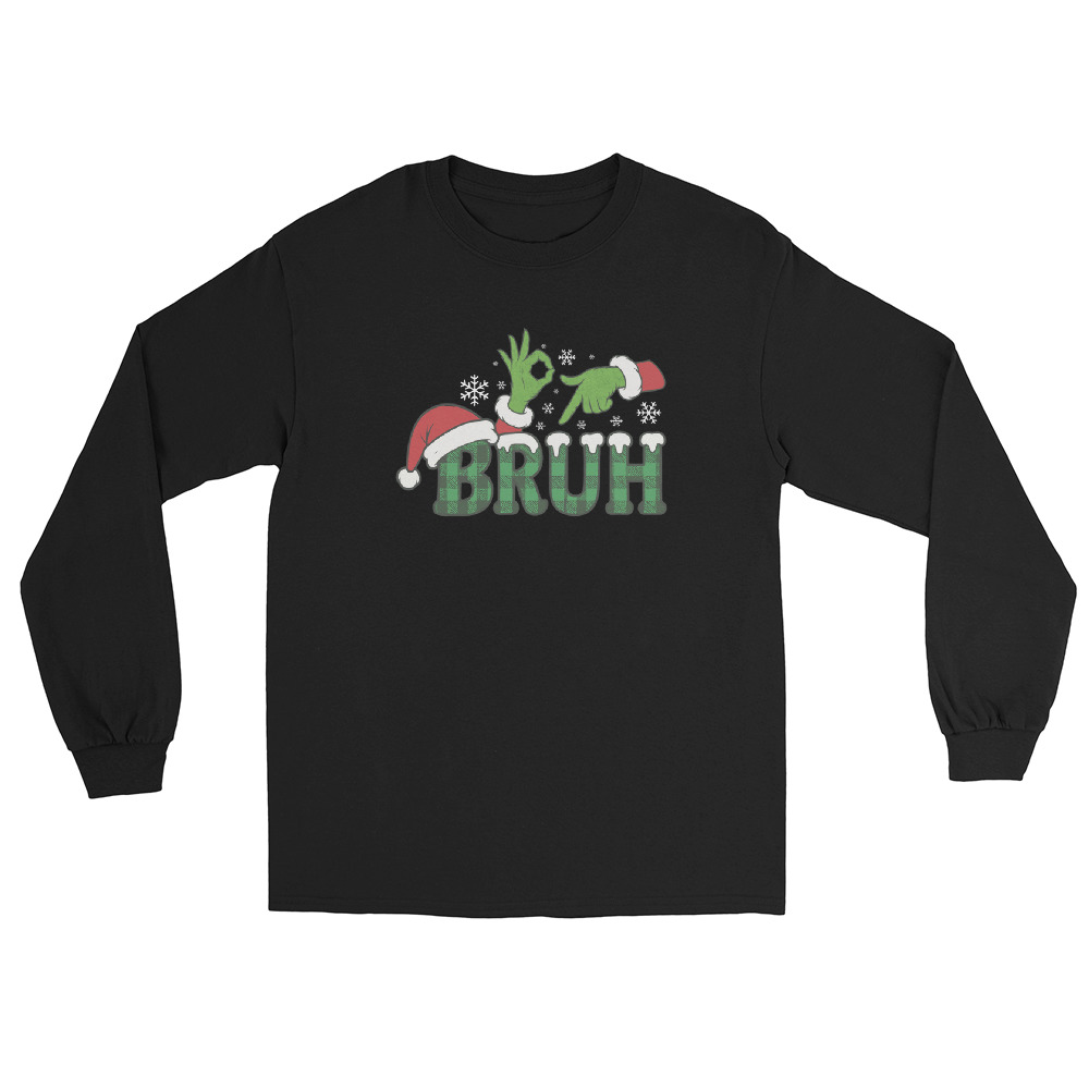 Bruh 67 Christmas Men’s Long Sleeve Shirt - Image 5