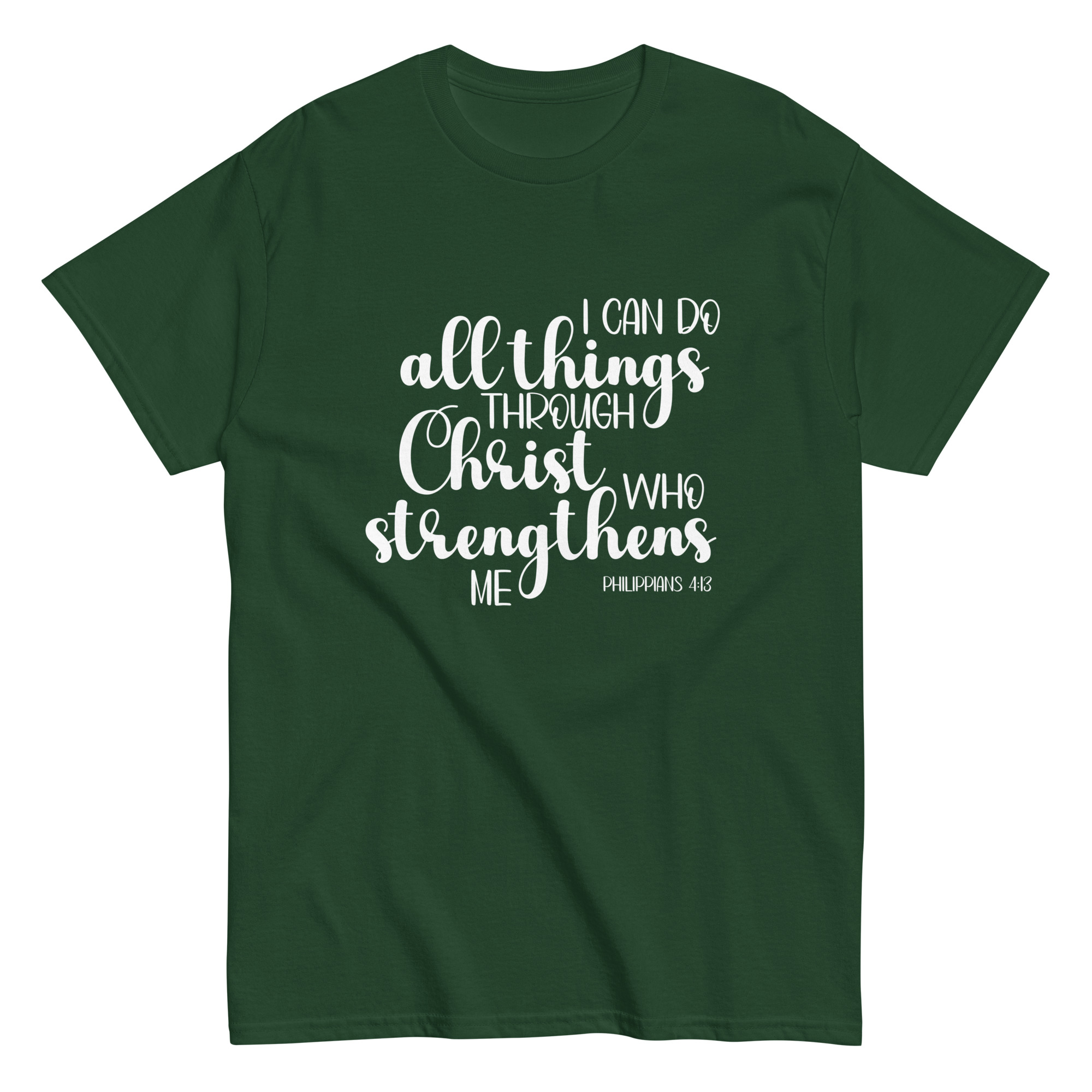 Christ is my Strength - Unisex Classic T-shirt - Image 8