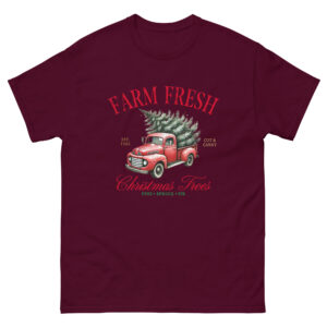 Holiday Christmas Tree in a Truck - Unisex Classic Tee