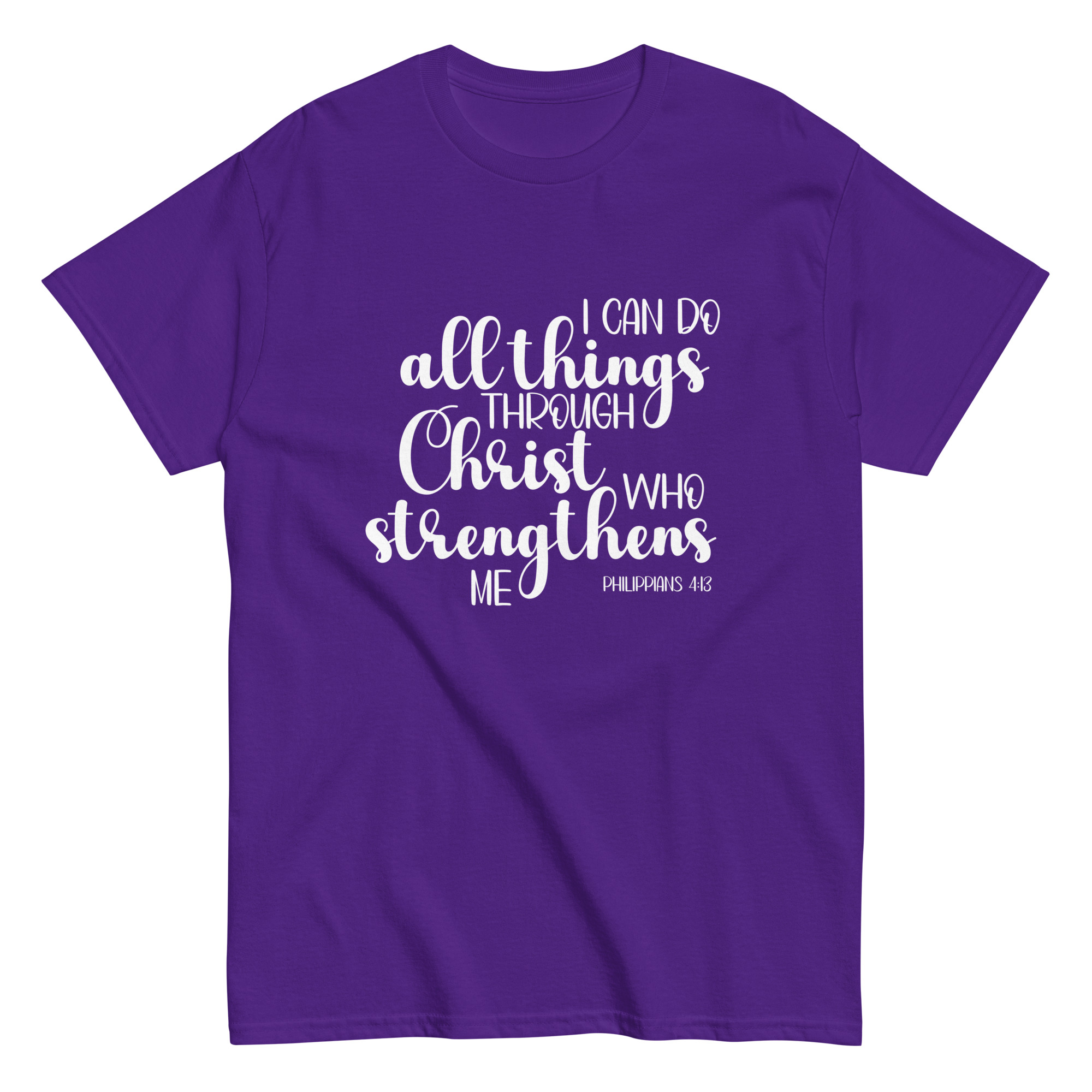 Christ is my Strength - Unisex Classic T-shirt - Image 10