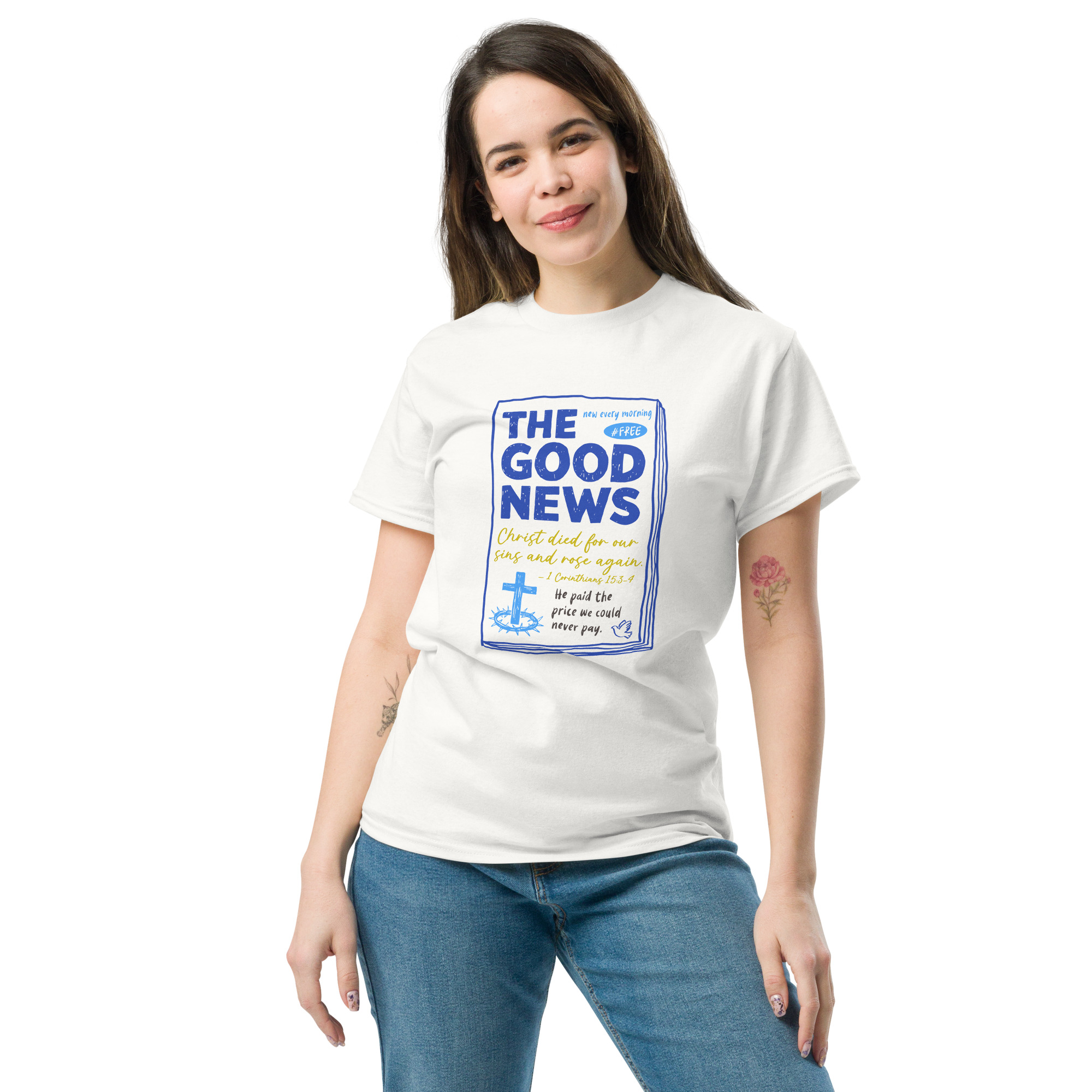 The Good News - Unisex Classic Tee - Image 7