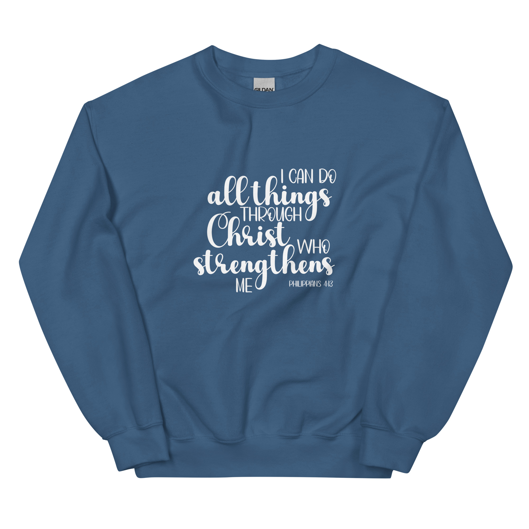 Philippians 4:13 - Unisex Sweatshirt - Image 2