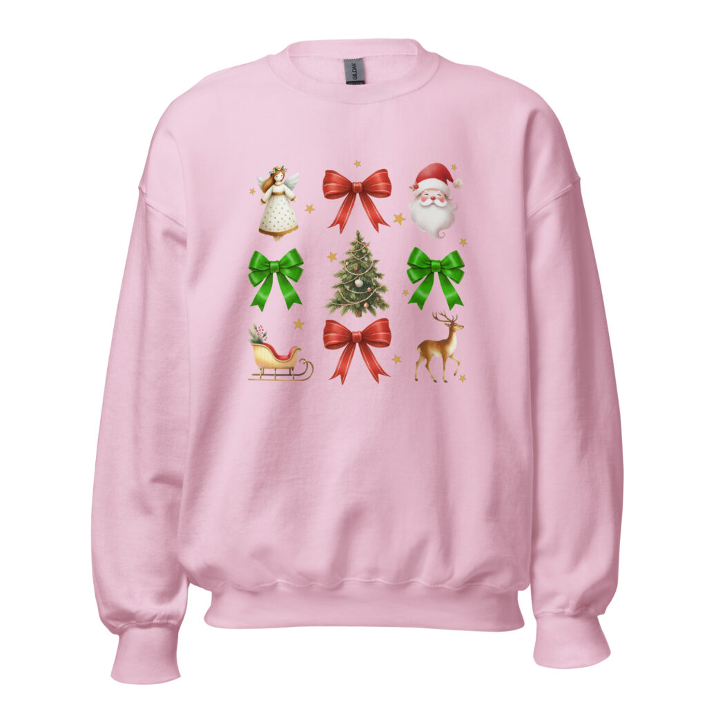 Cute Christmas Crew Neck Sweatshirt