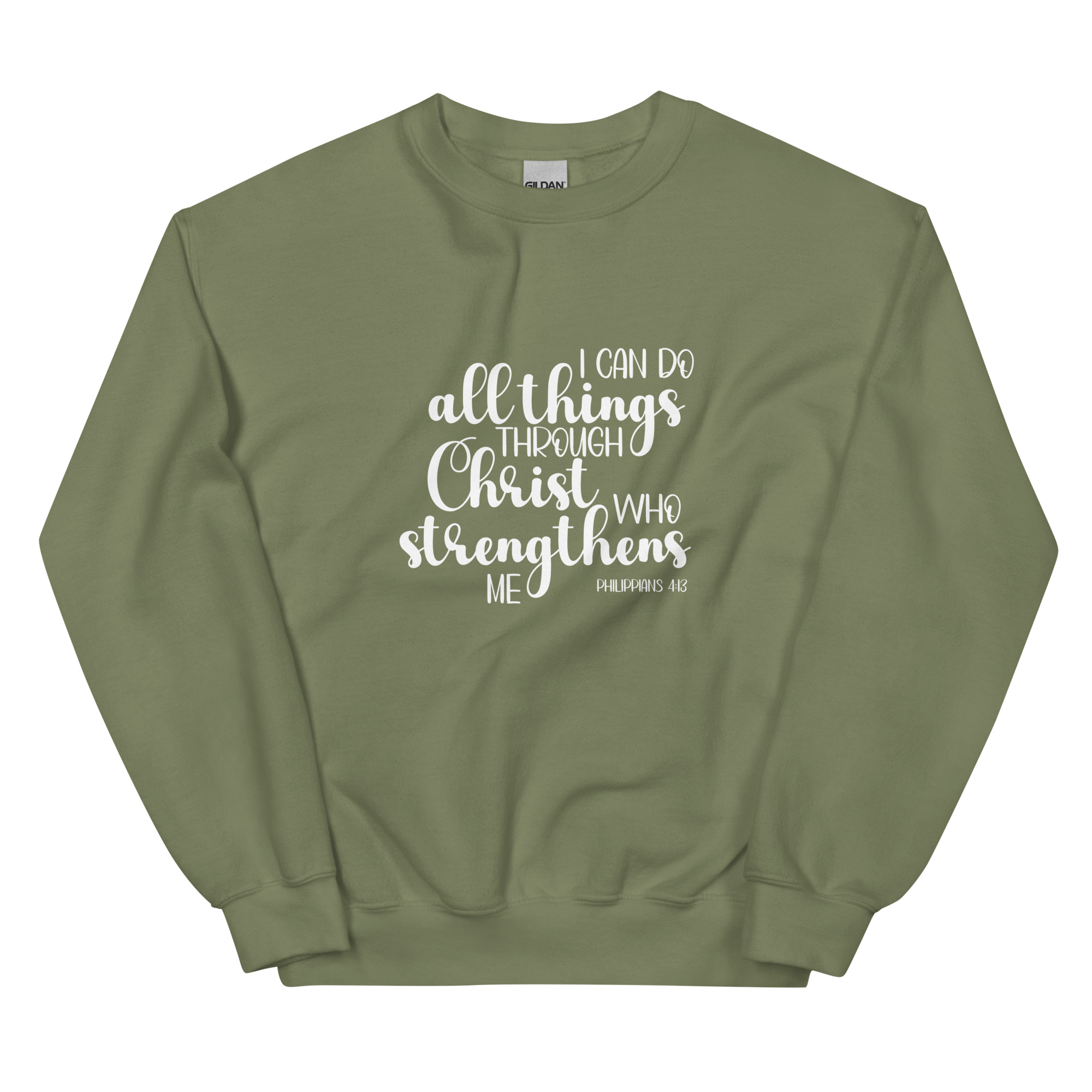 Philippians 4:13 - Unisex Sweatshirt - Image 7