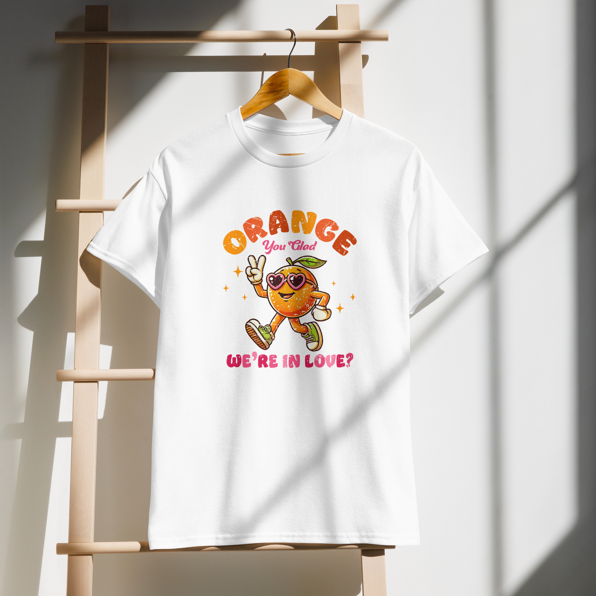 Orange You Glad We’re in Love - Unisex Tee - Image 4