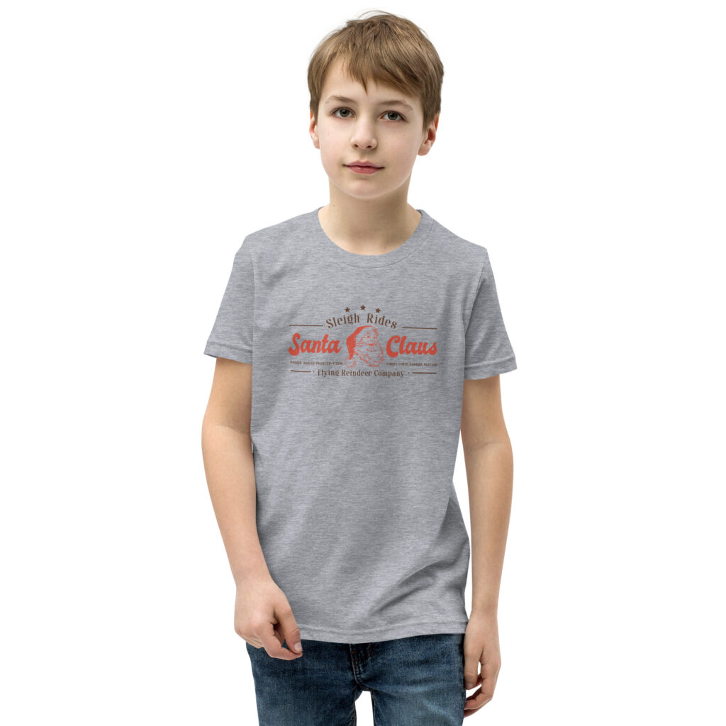 Sleigh Ride with Santa Holiday Tee
