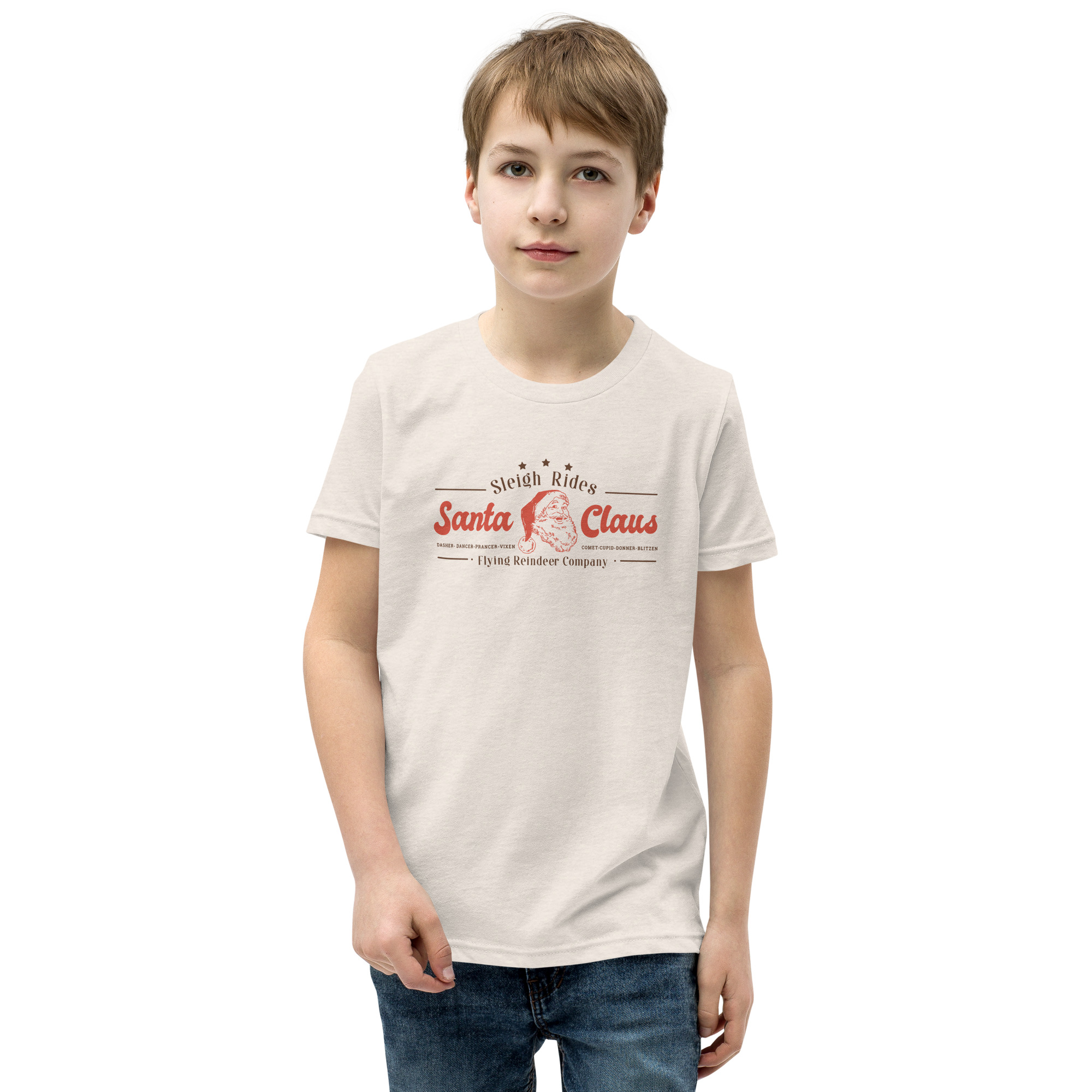 Sleigh Ride with Santa Holiday Tee - Image 13