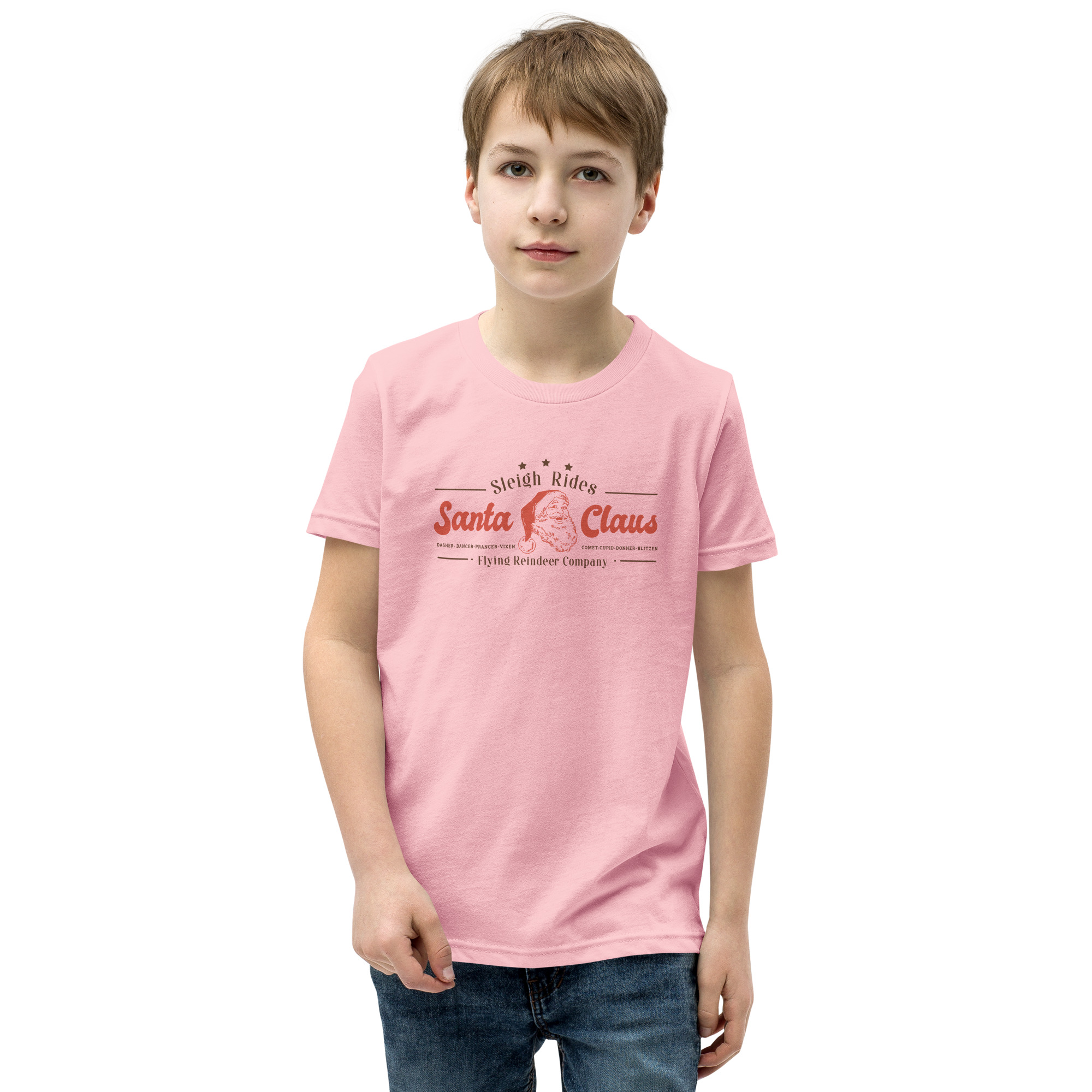 Sleigh Ride with Santa Holiday Tee - Image 9
