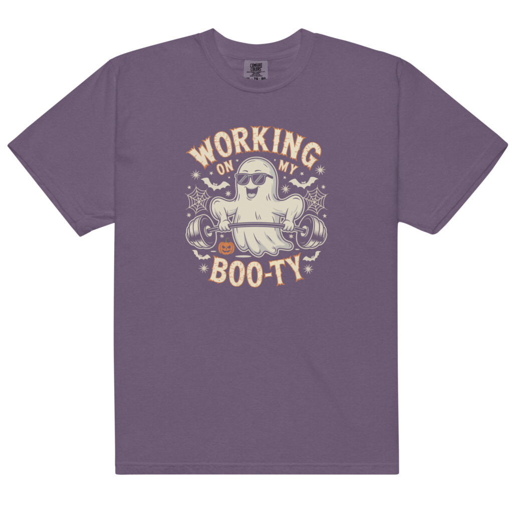 Working on my BOO-ty Tee