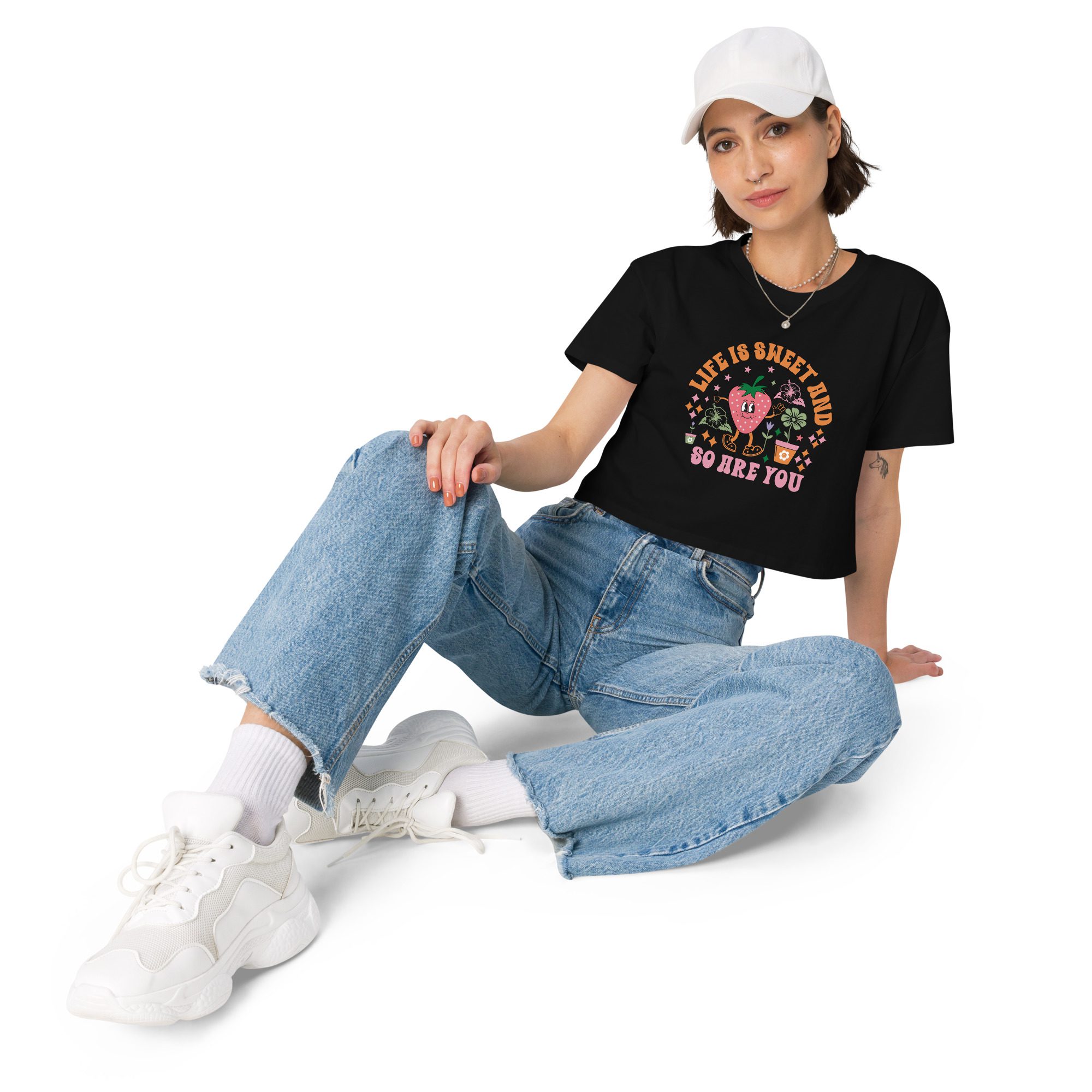 Life is sweet and so are you Crop top - Image 11