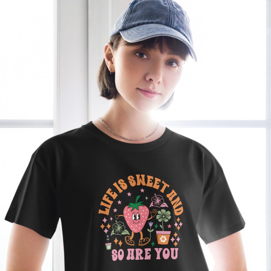 Life is sweet and so are you Crop top