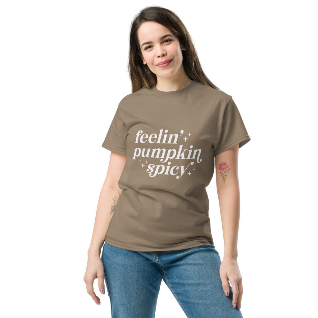 Feelin' Pumpkin Spicy Fall Graphic Tee